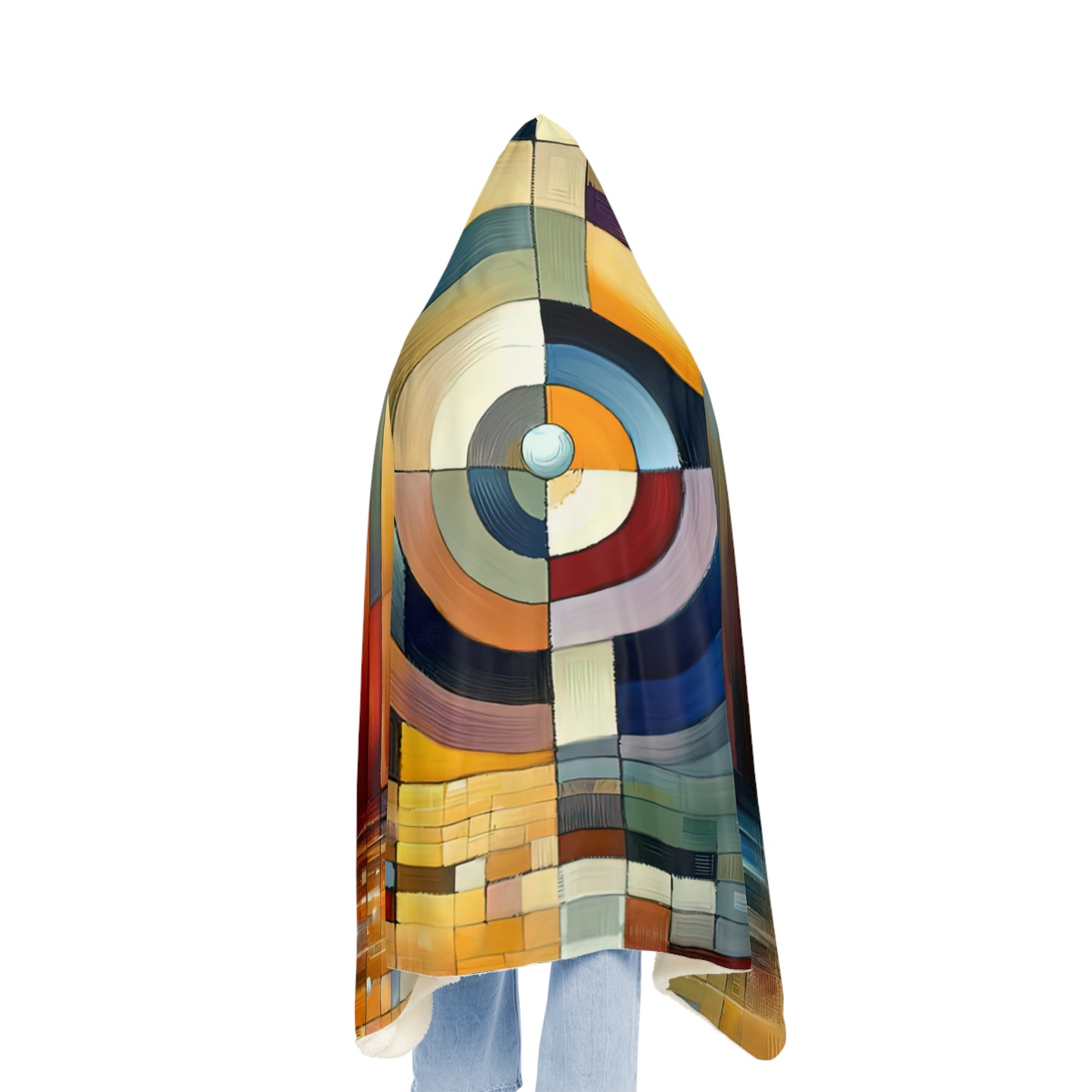 Oneness Through Tachism Snuggle Blanket