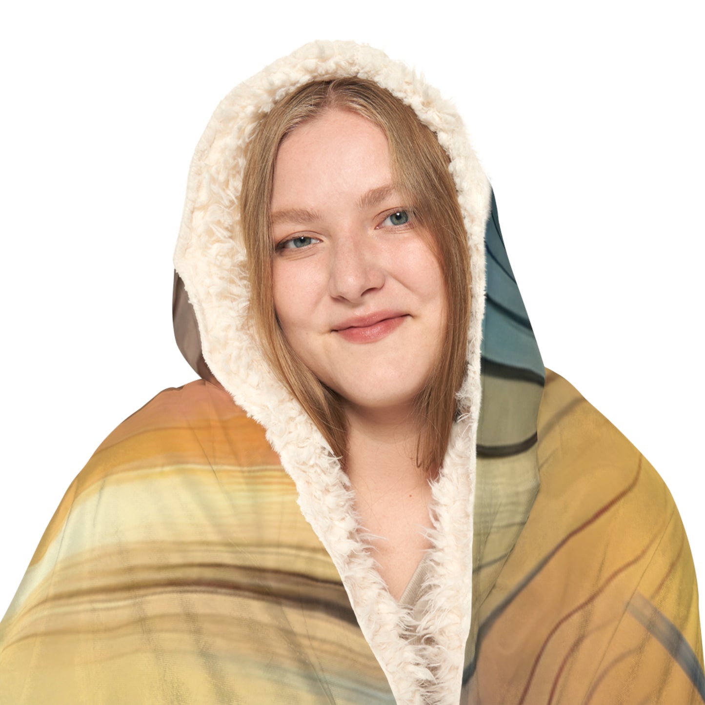 Strategic Horizon Tachism Snuggle Blanket