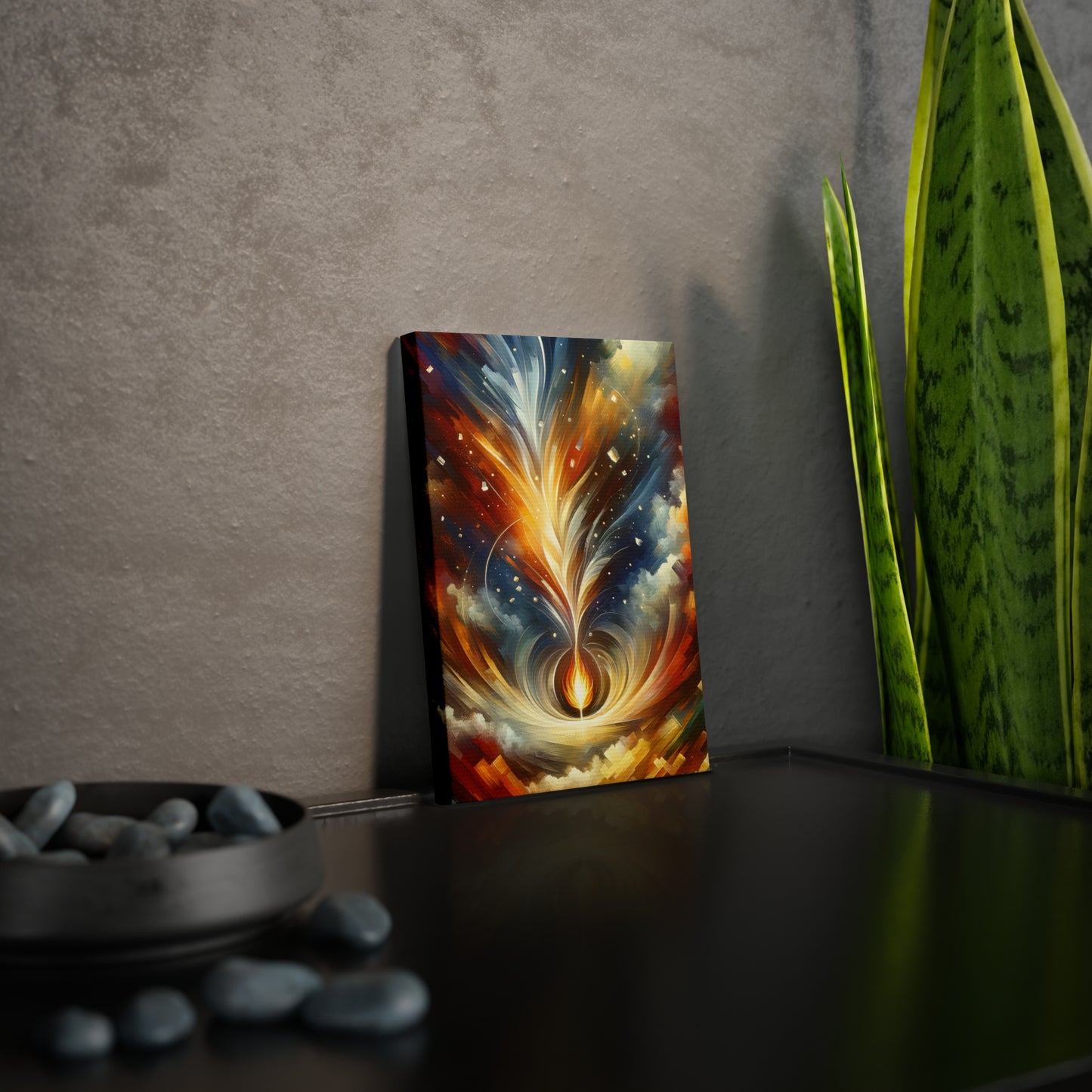 Igniting Transformational Currents Canvas Photo Tile