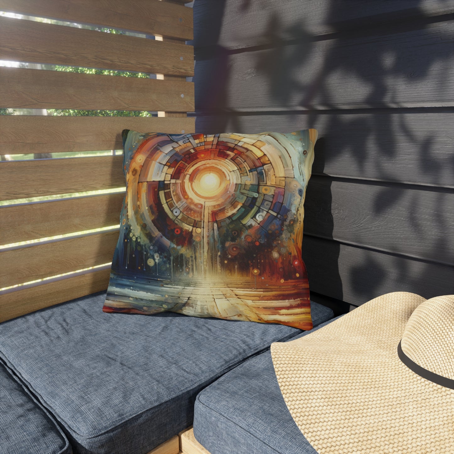 Majestic Quest Aura Outdoor Pillows