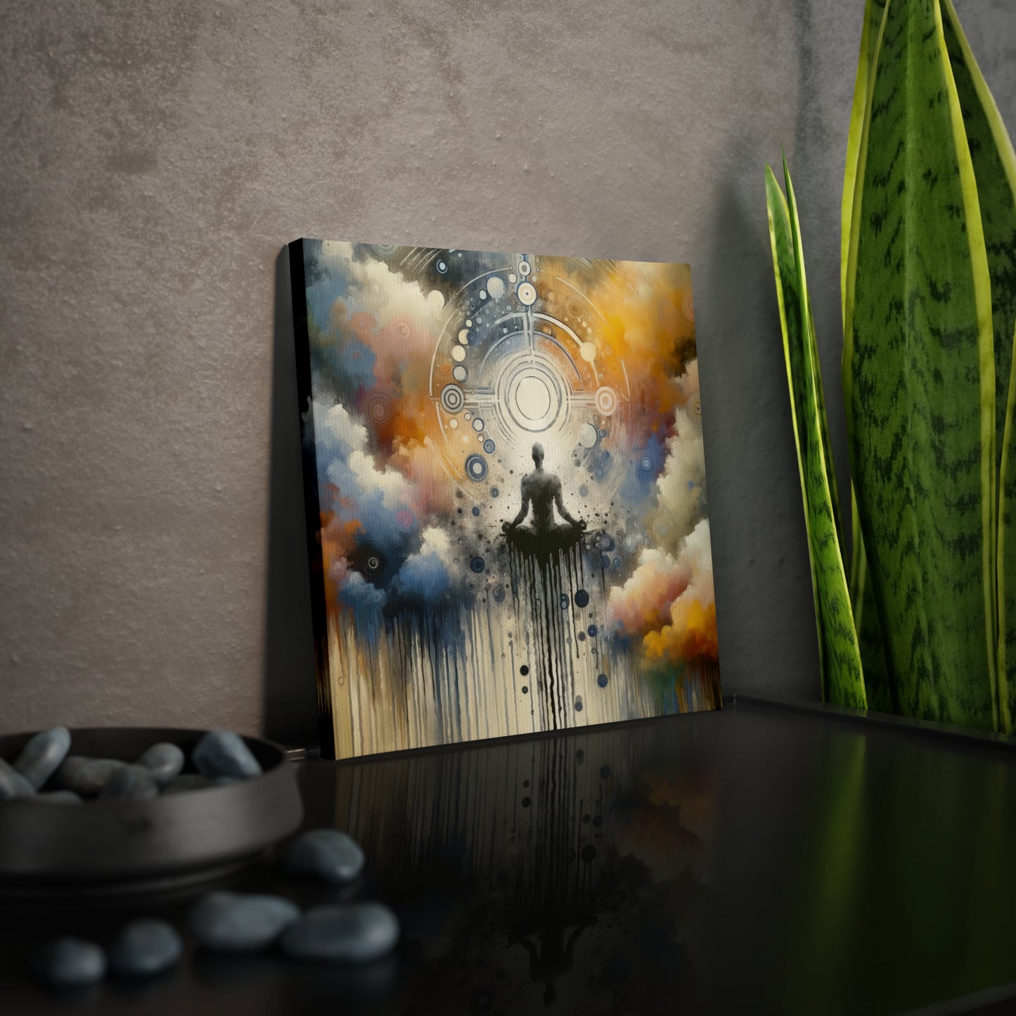 Mindful Transformation Profundity Canvas Photo Tile