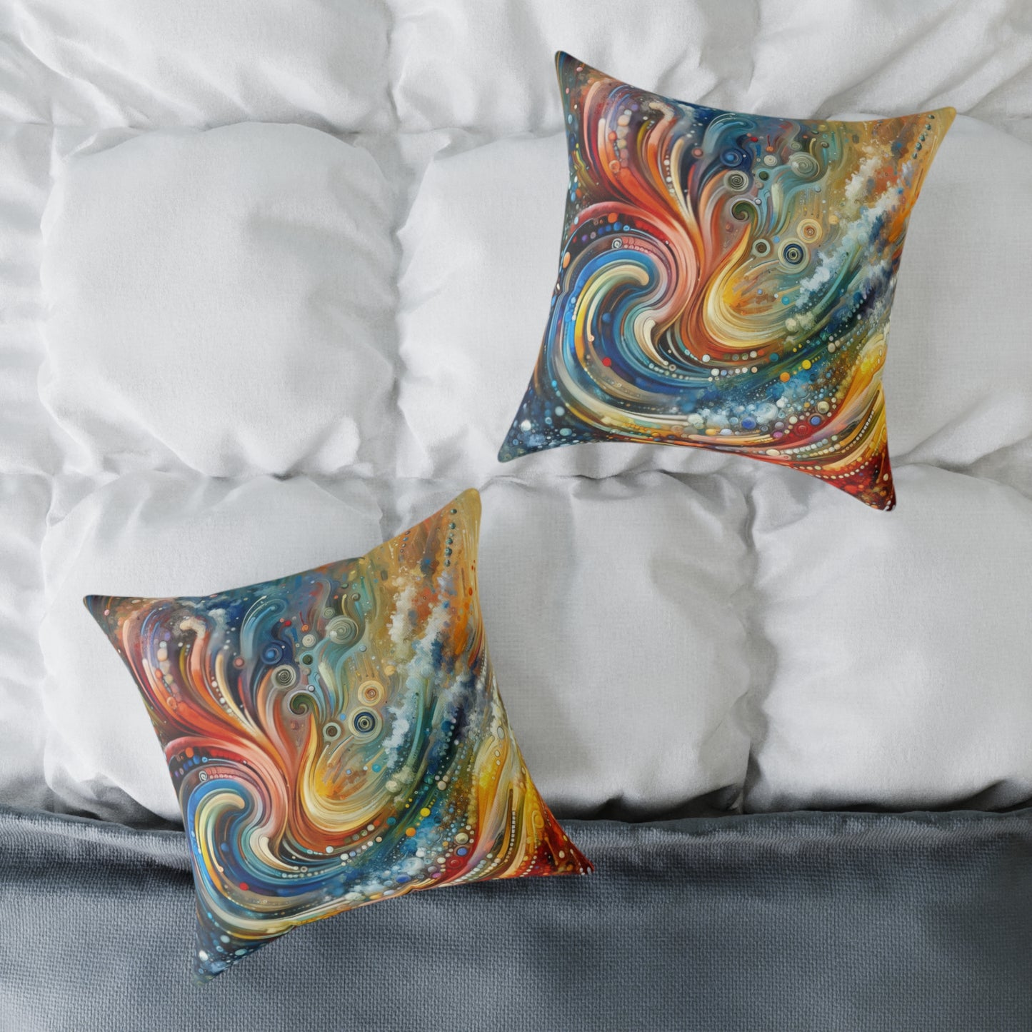Dynamic Unity Tapestry Spun Polyester Pillow