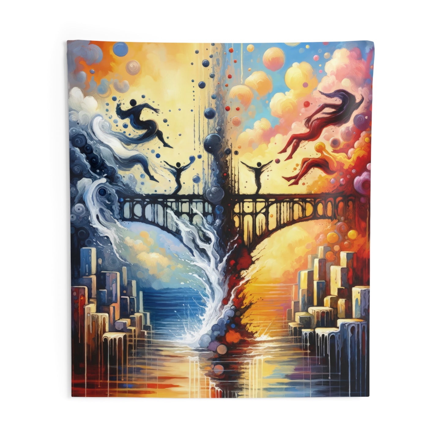 Faithful Diving Bridges Indoor Wall Tapestries