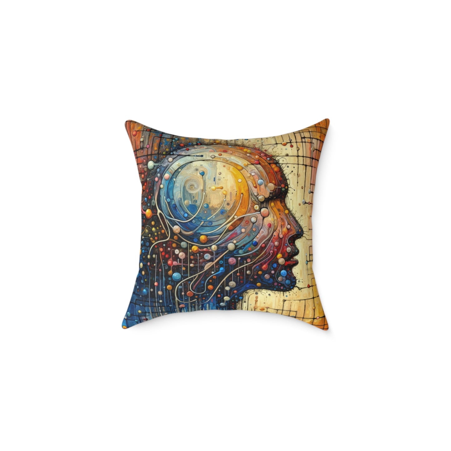 Empathy Unity Interaction Spun Polyester Pillow