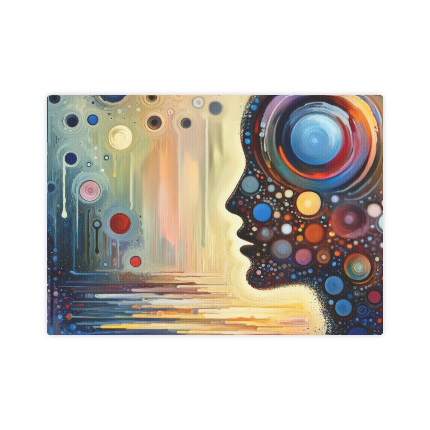 Echoed Intrinsic Universality Canvas Photo Tile