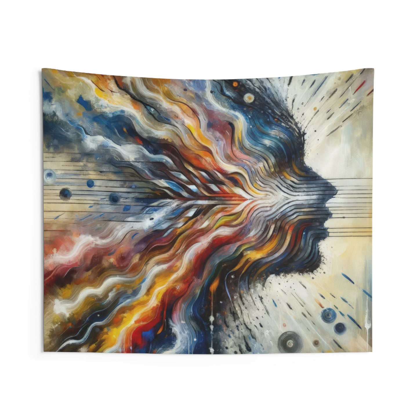 Empathetic Awakening Dynamic Indoor Wall Tapestries