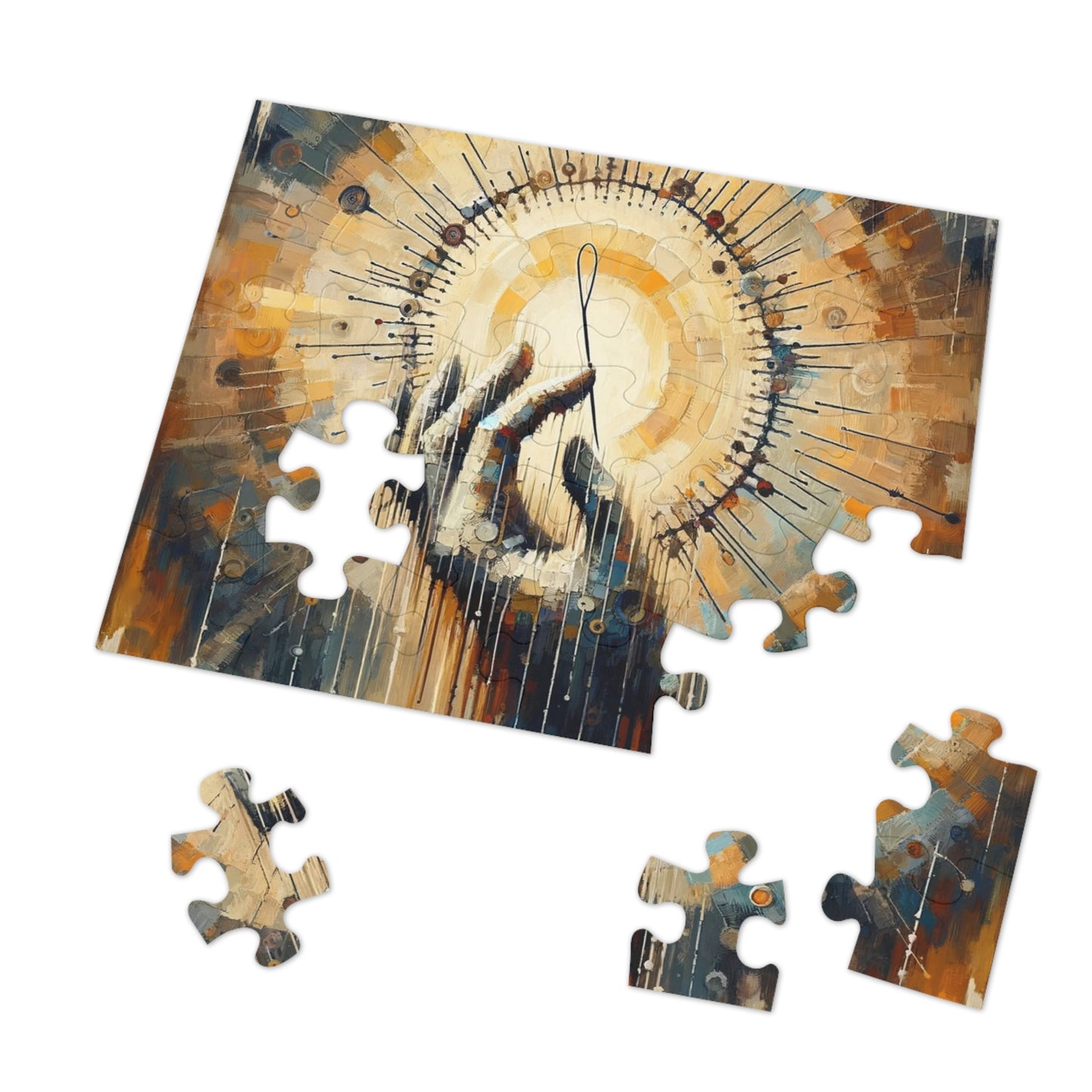Sovereign Reflective Tachism Jigsaw Puzzle (30, 110, 252, 500,1000-Piece)
