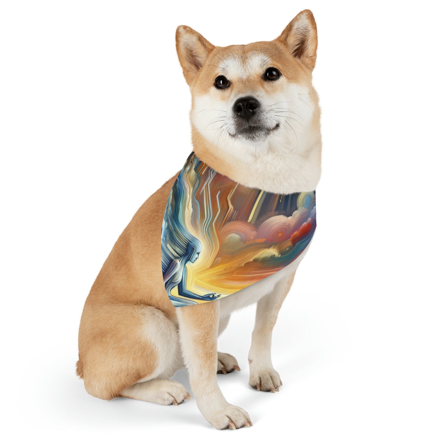 Eternal Digital Meditation Pet Bandana Collar