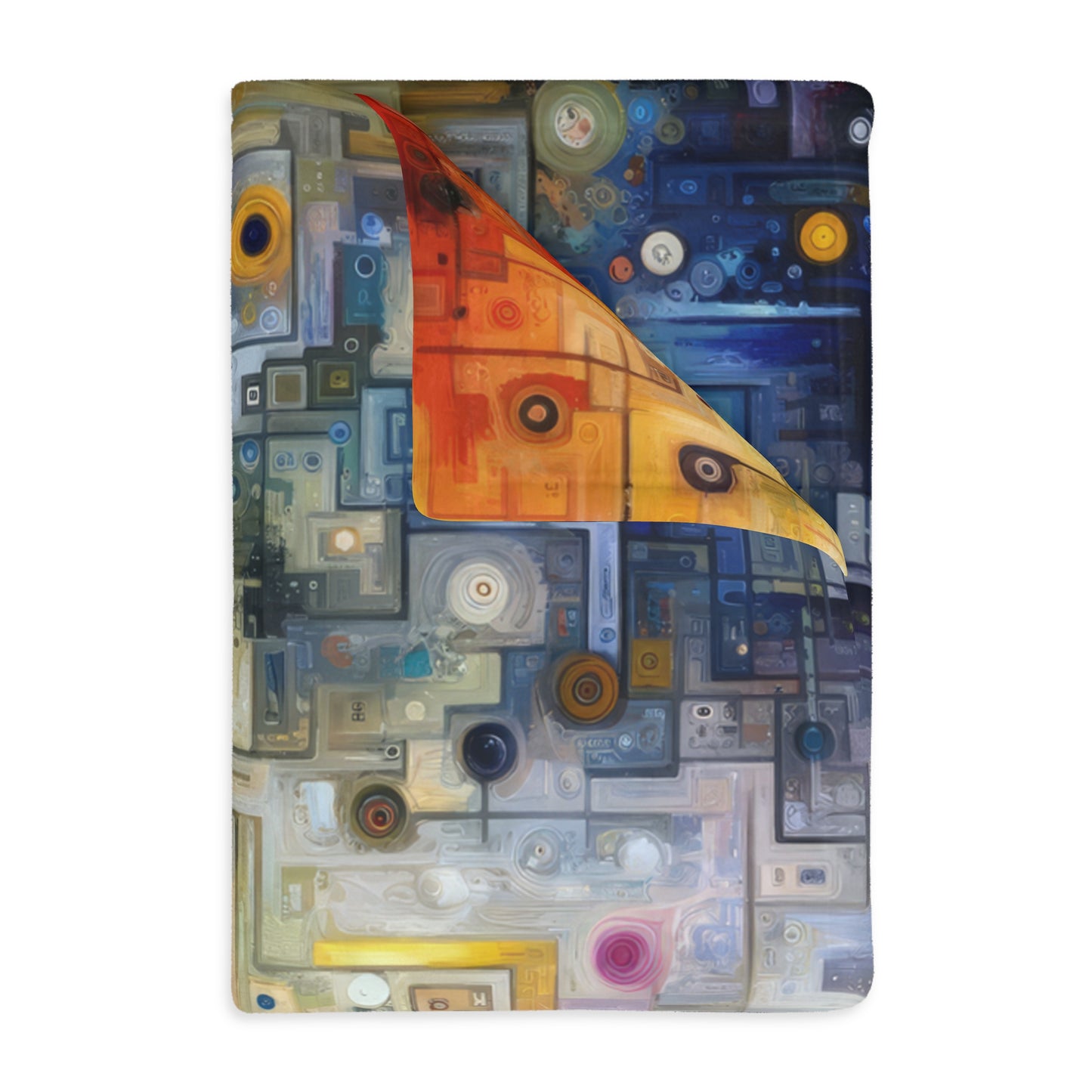 Witty Conversation Tapestry Velveteen Microfiber Blanket (Two-sided print)