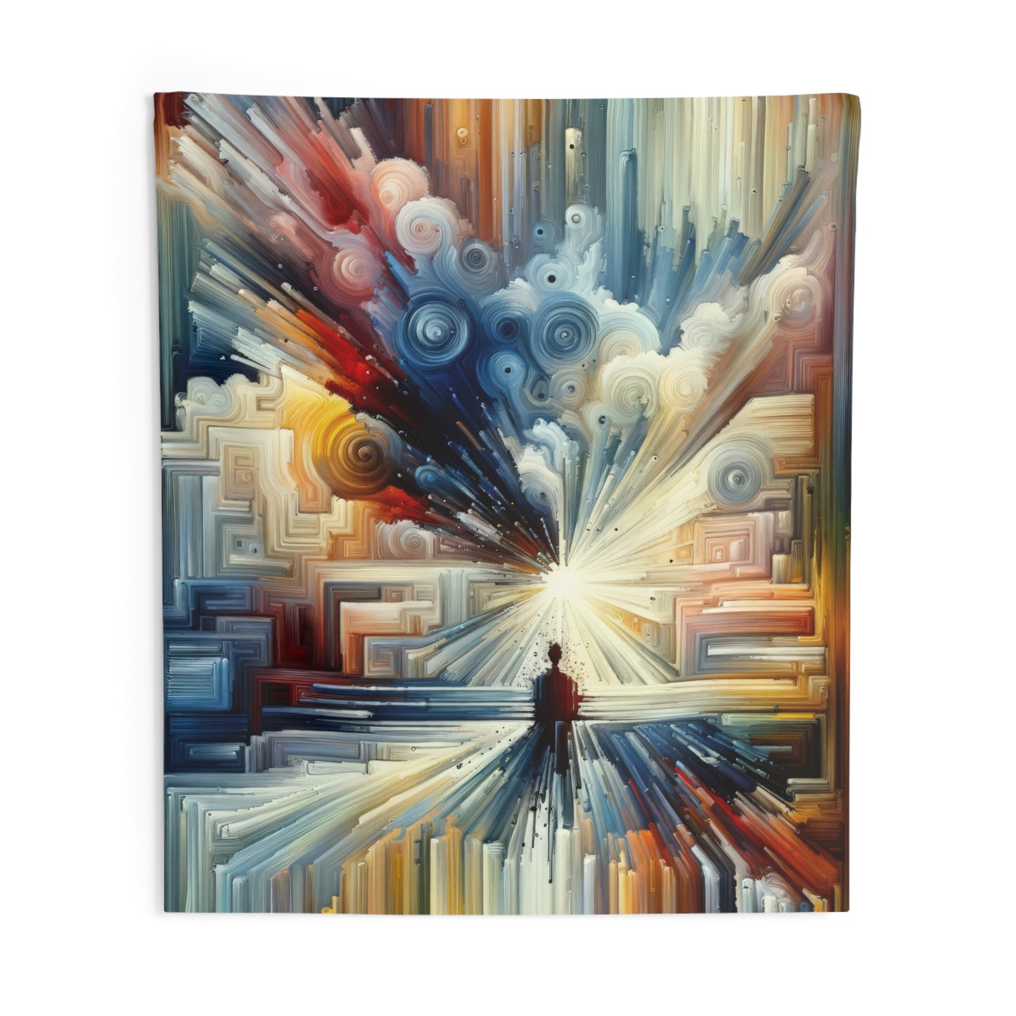 Memory Labyrinth Focus Indoor Wall Tapestries