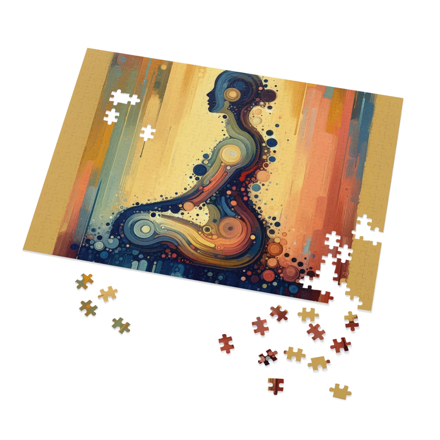 Patience Essence Tachism Jigsaw Puzzle (30, 110, 252, 500,1000-Piece)
