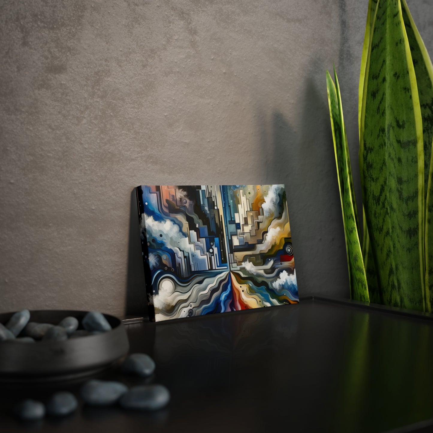 Digital Divide Navigation Canvas Photo Tile