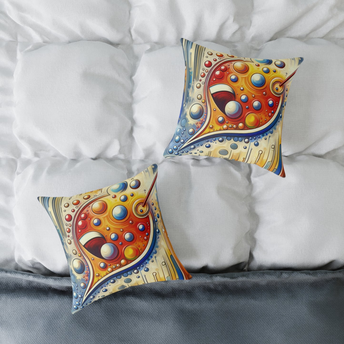 Humorous Dialogue Gateway Spun Polyester Pillow