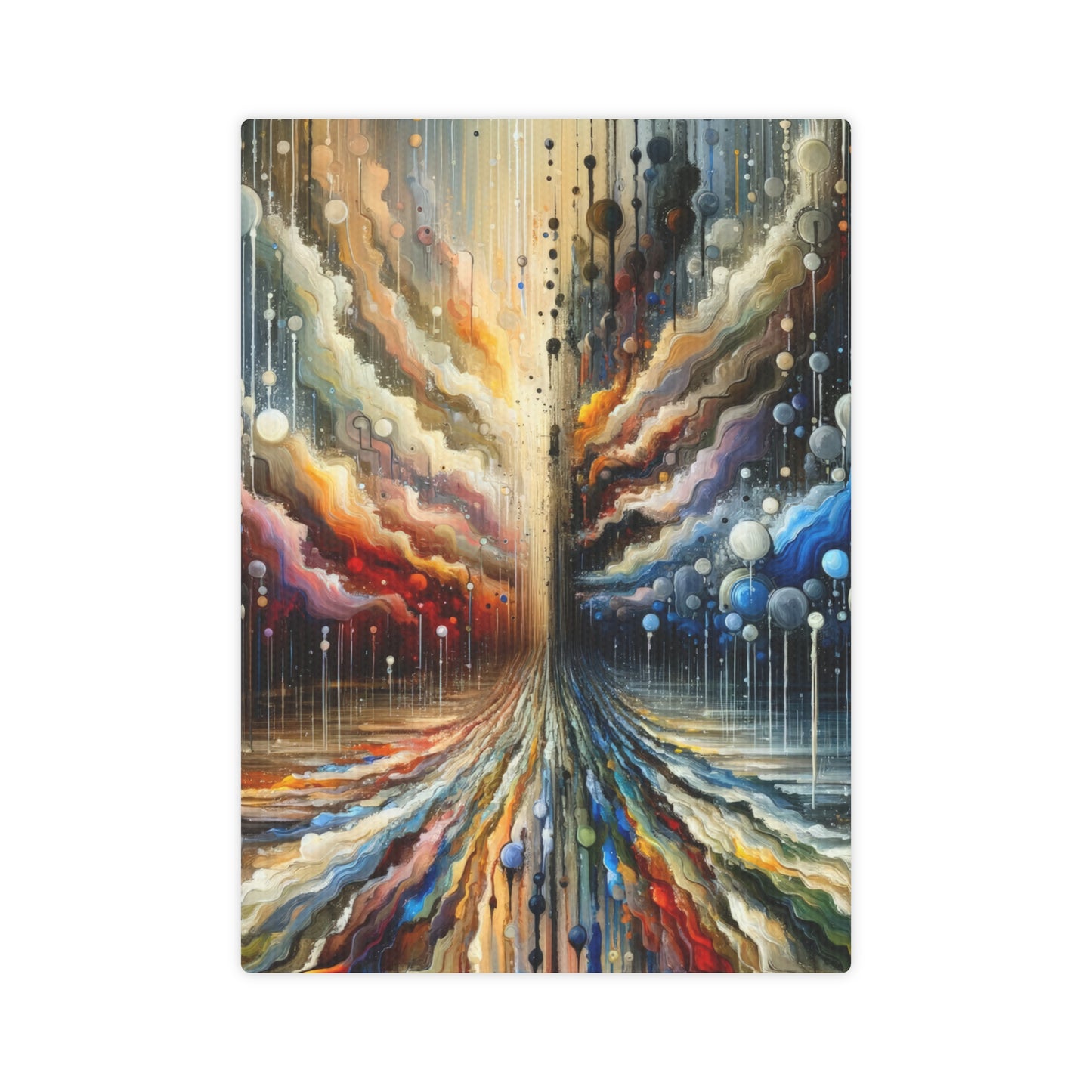 Linguistic Resonance Cascade Canvas Photo Tile