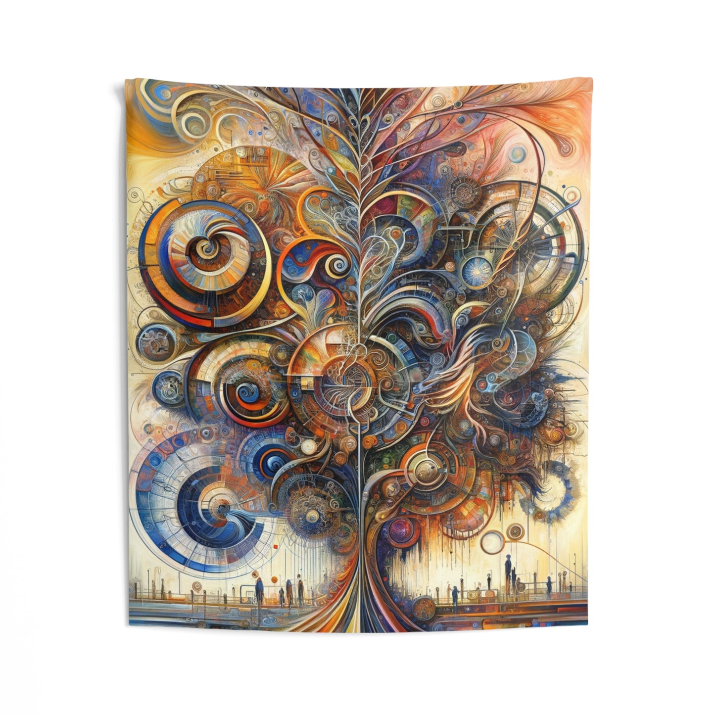 Ethos Web Abstract Indoor Wall Tapestries