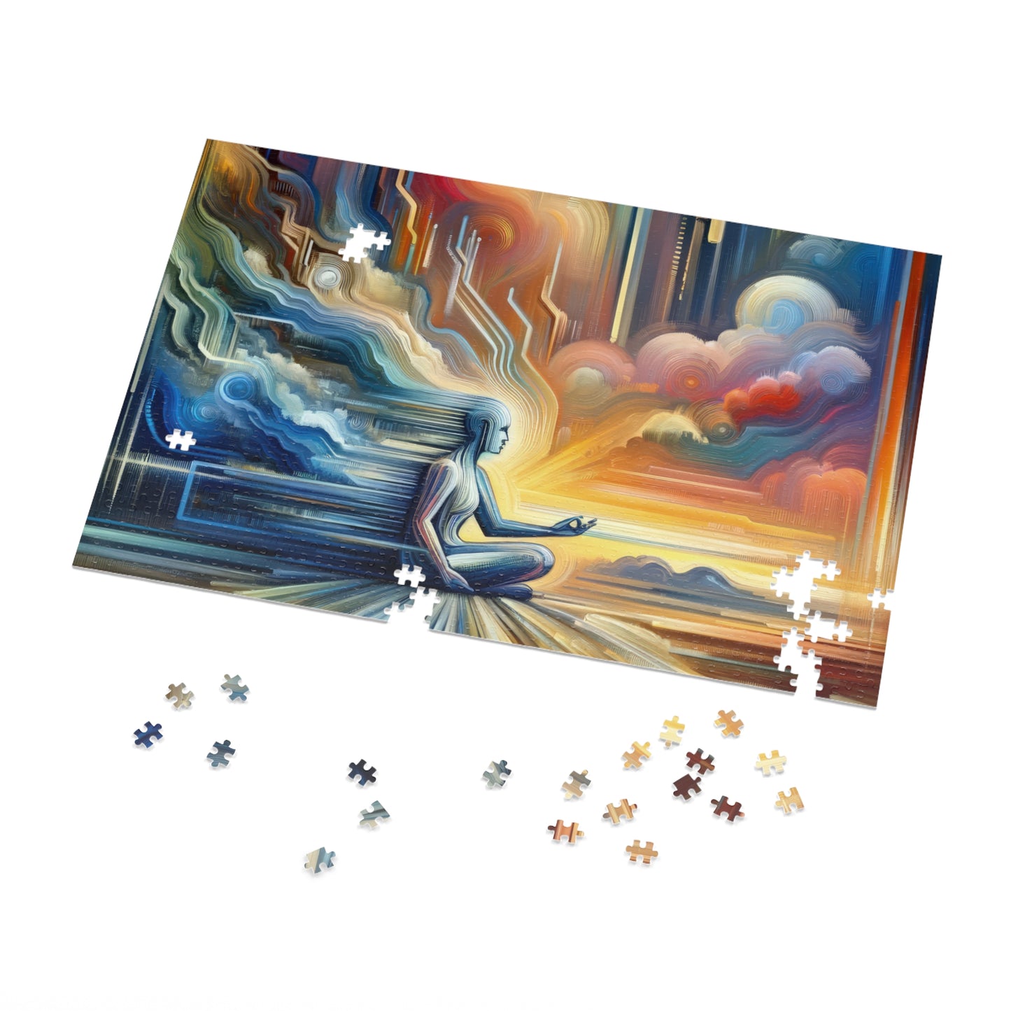 Eternal Digital Meditation Jigsaw Puzzle (30, 110, 252, 500,1000-Piece)