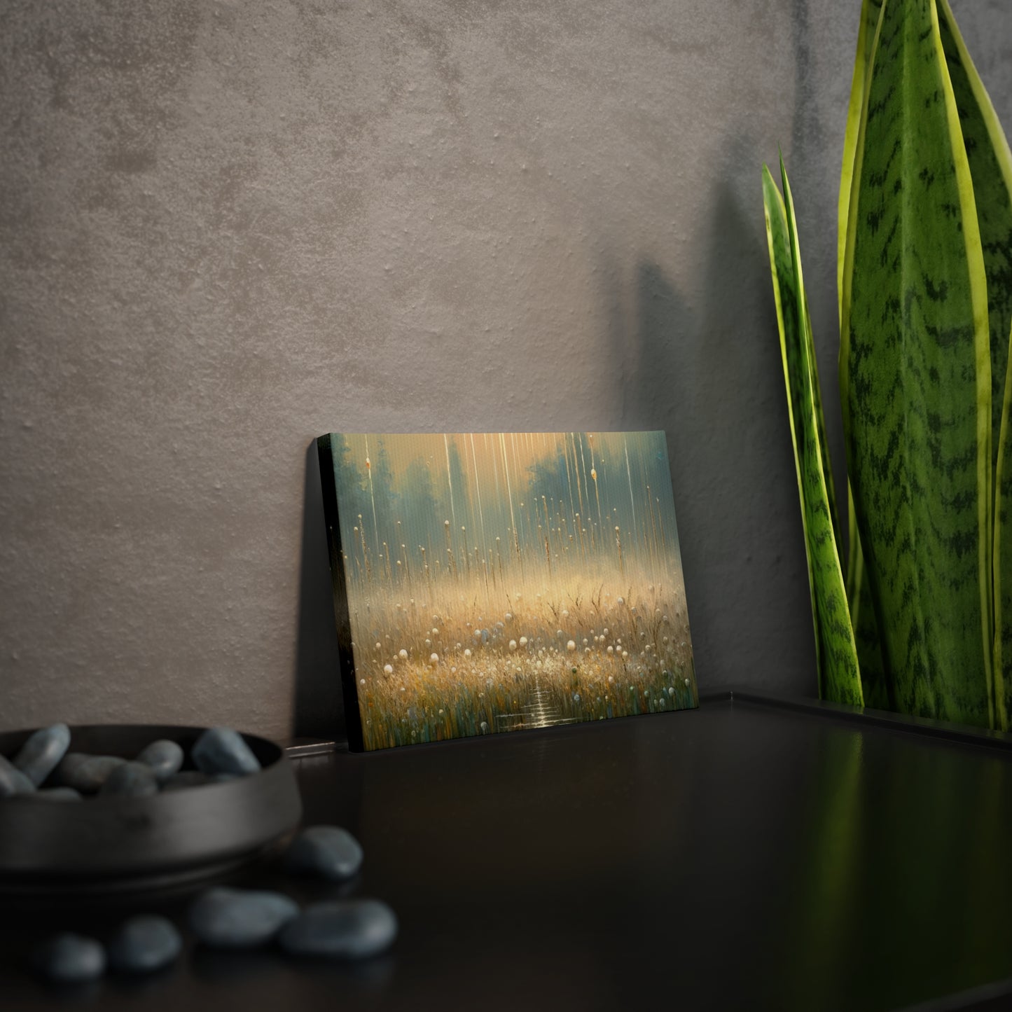 Observant Delicacy Heart Canvas Photo Tile