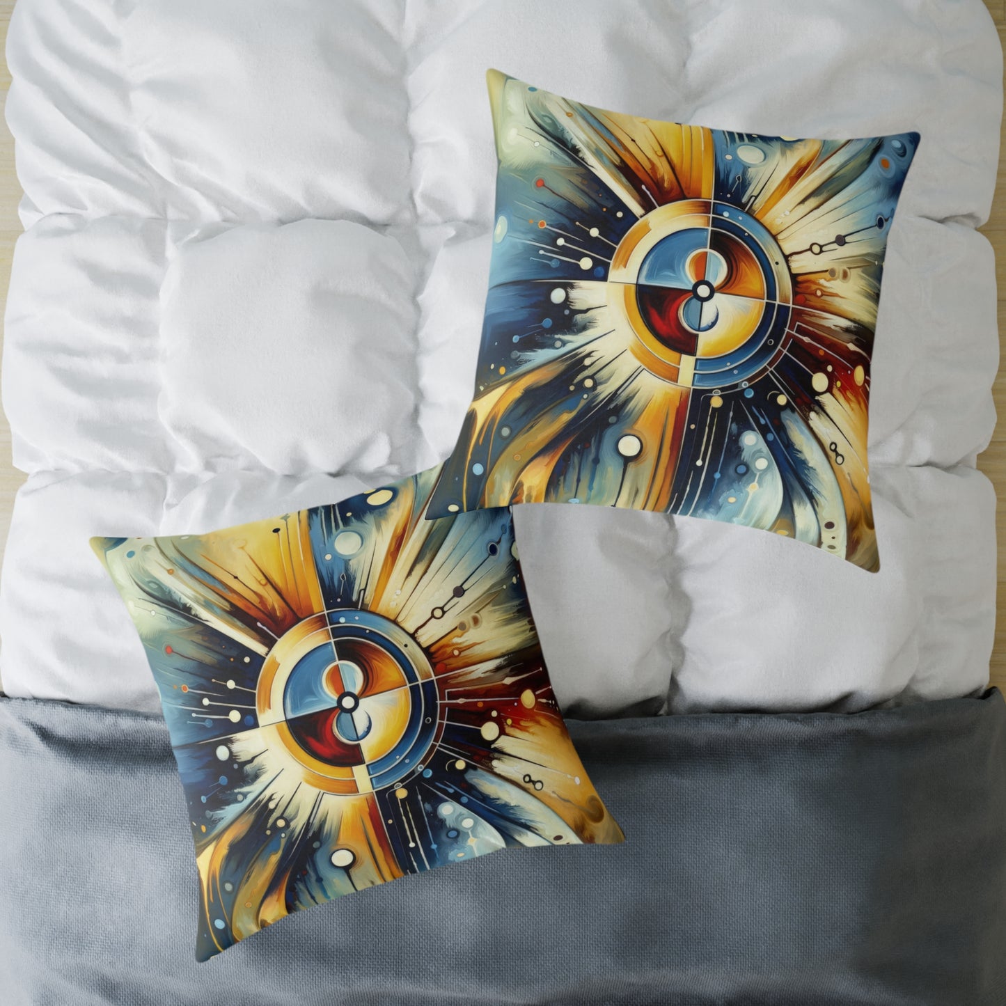 Compassionate Ethical Guidance Spun Polyester Pillow
