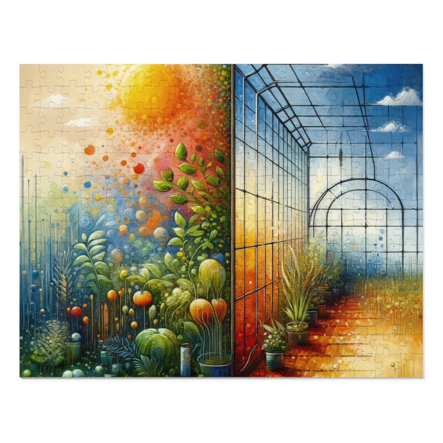 Greenhouse Digital Genesis Jigsaw Puzzle (30, 110, 252, 500,1000-Piece)