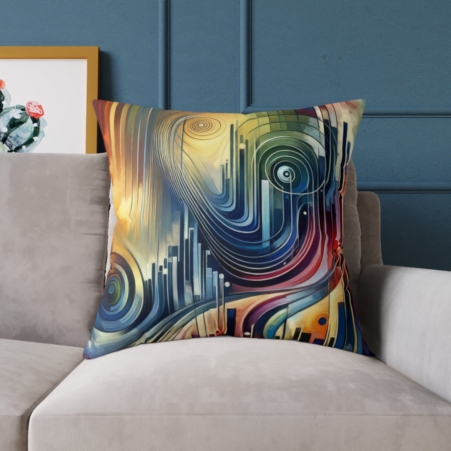 Effort Amplifies Outcome Spun Polyester Pillow