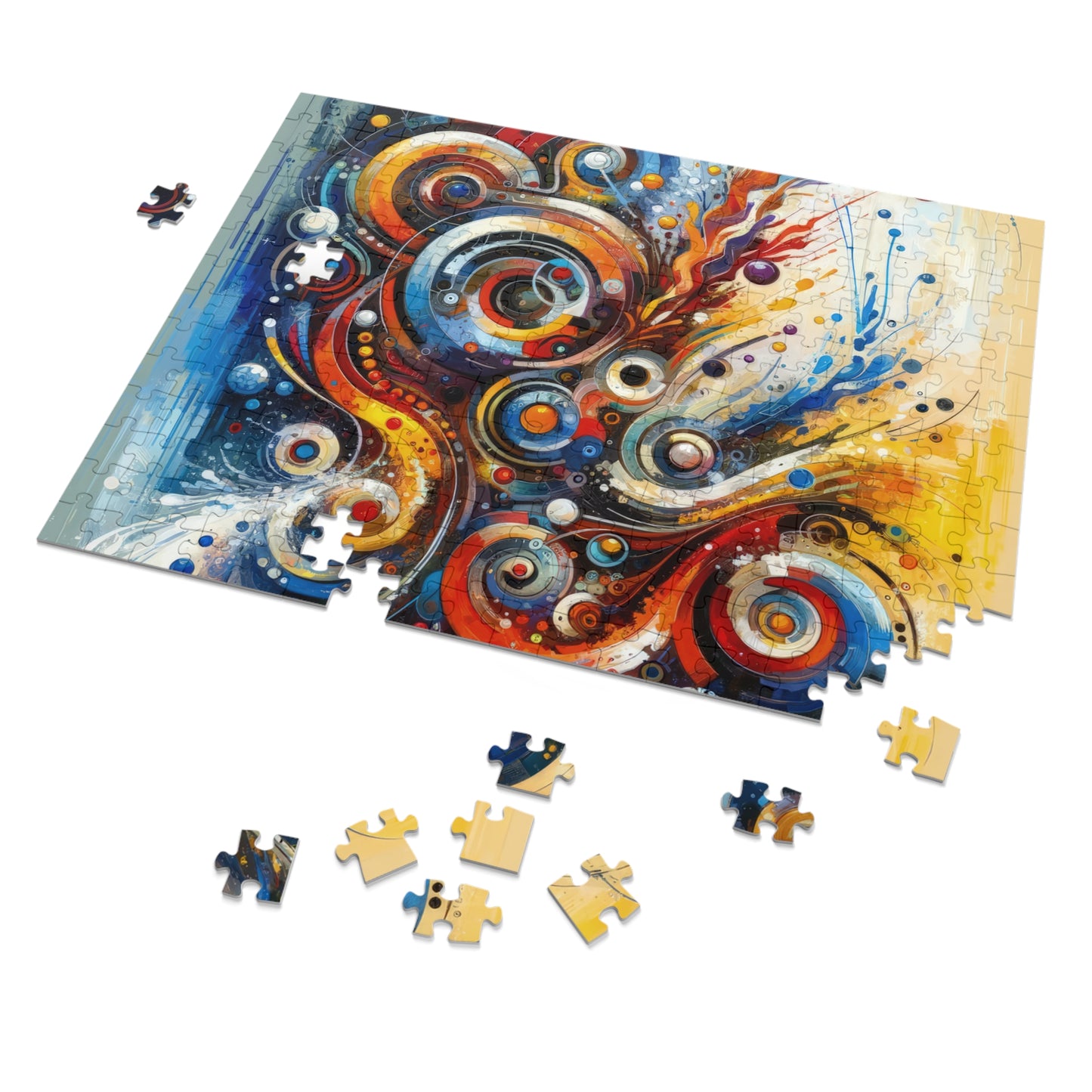 Harmonic Abstract Synergy Jigsaw Puzzle (30, 110, 252, 500,1000-Piece)