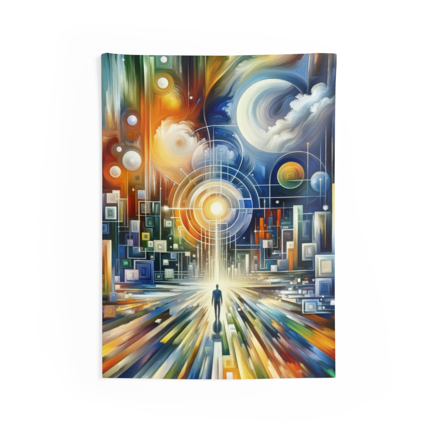 Mindful Megabyte Convergence Indoor Wall Tapestries
