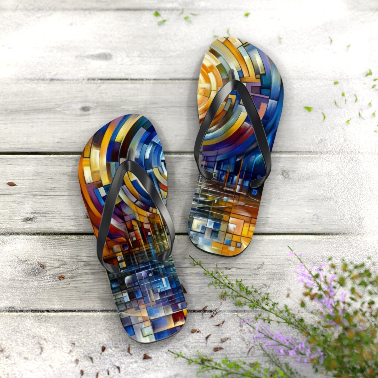 Collective Gesture Echelons Flip Flops