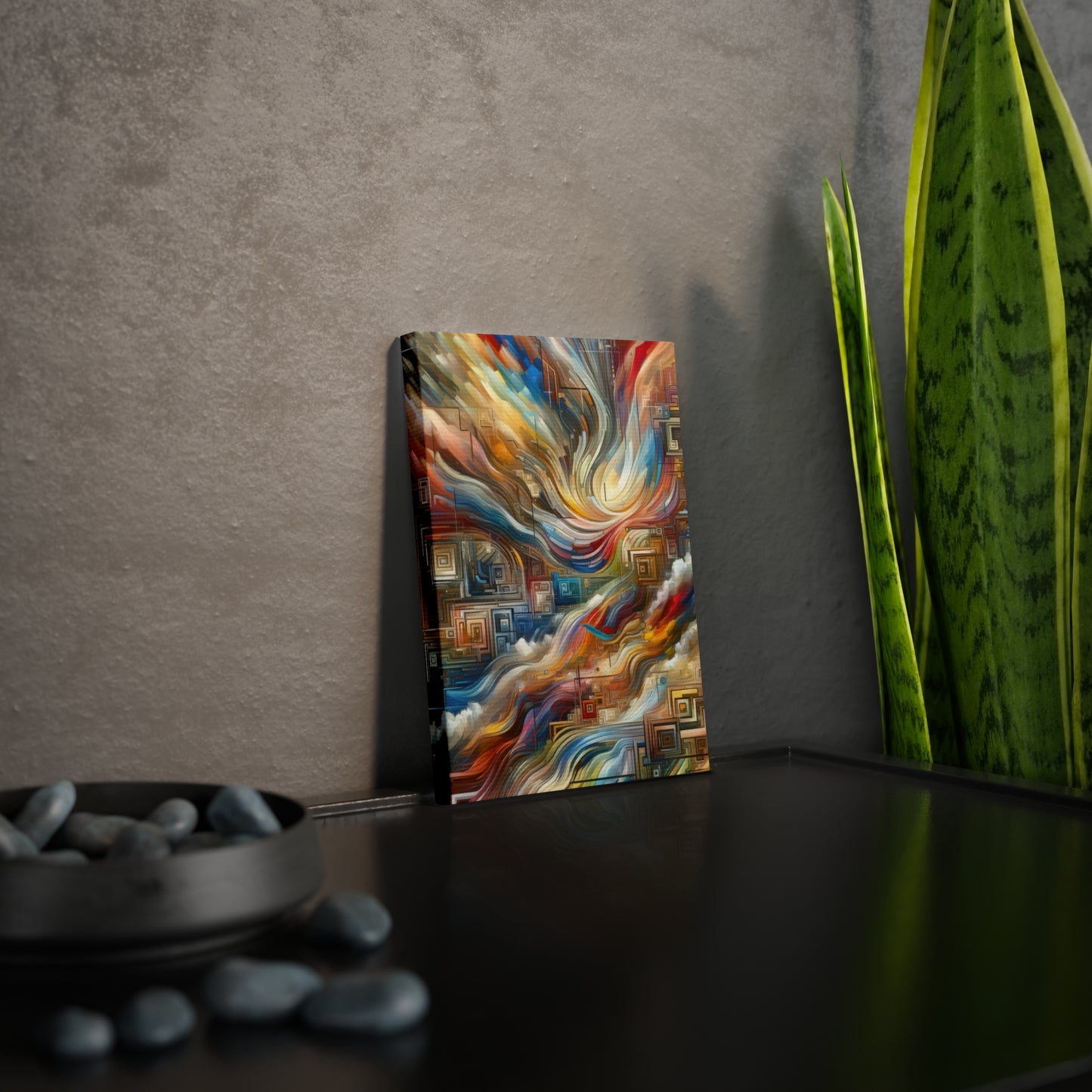 Woven Progress Tapestry Canvas Photo Tile