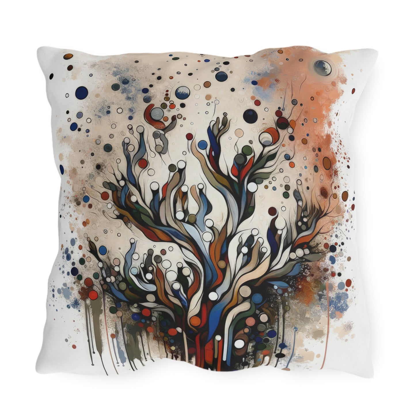 Intentional Unity Splashes Outdoor Pillows