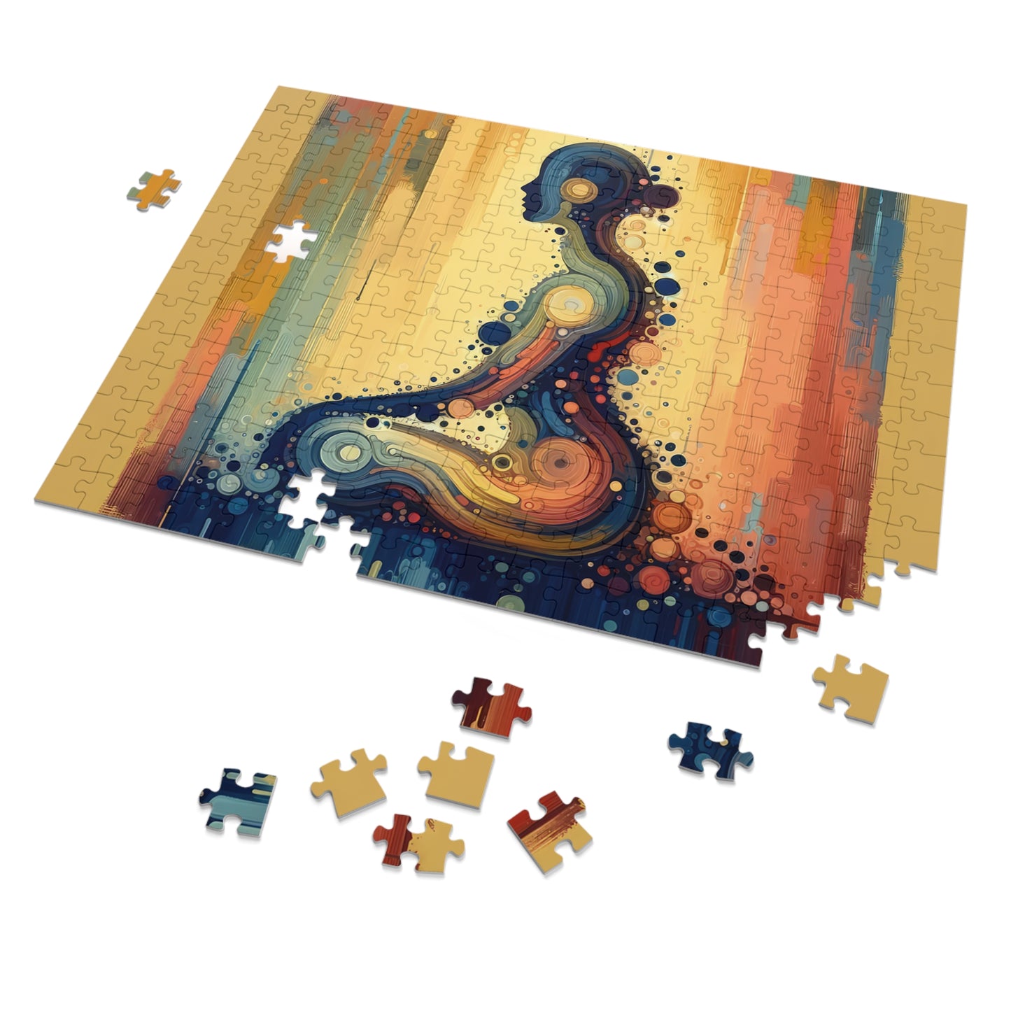 Patience Essence Tachism Jigsaw Puzzle (30, 110, 252, 500,1000-Piece)