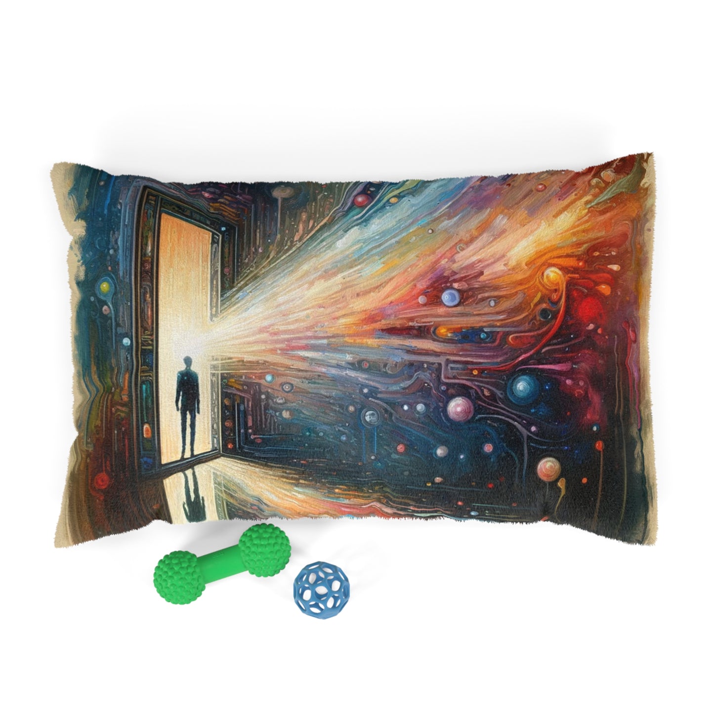 Mirror Wholeness Tachism Pet Bed