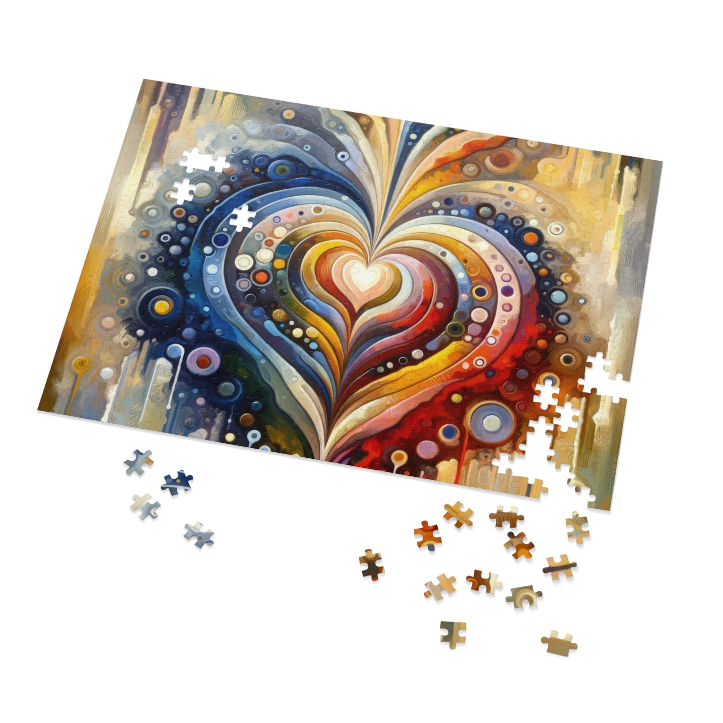 Harmonic Heart Essence Jigsaw Puzzle (30, 110, 252, 500,1000-Piece)