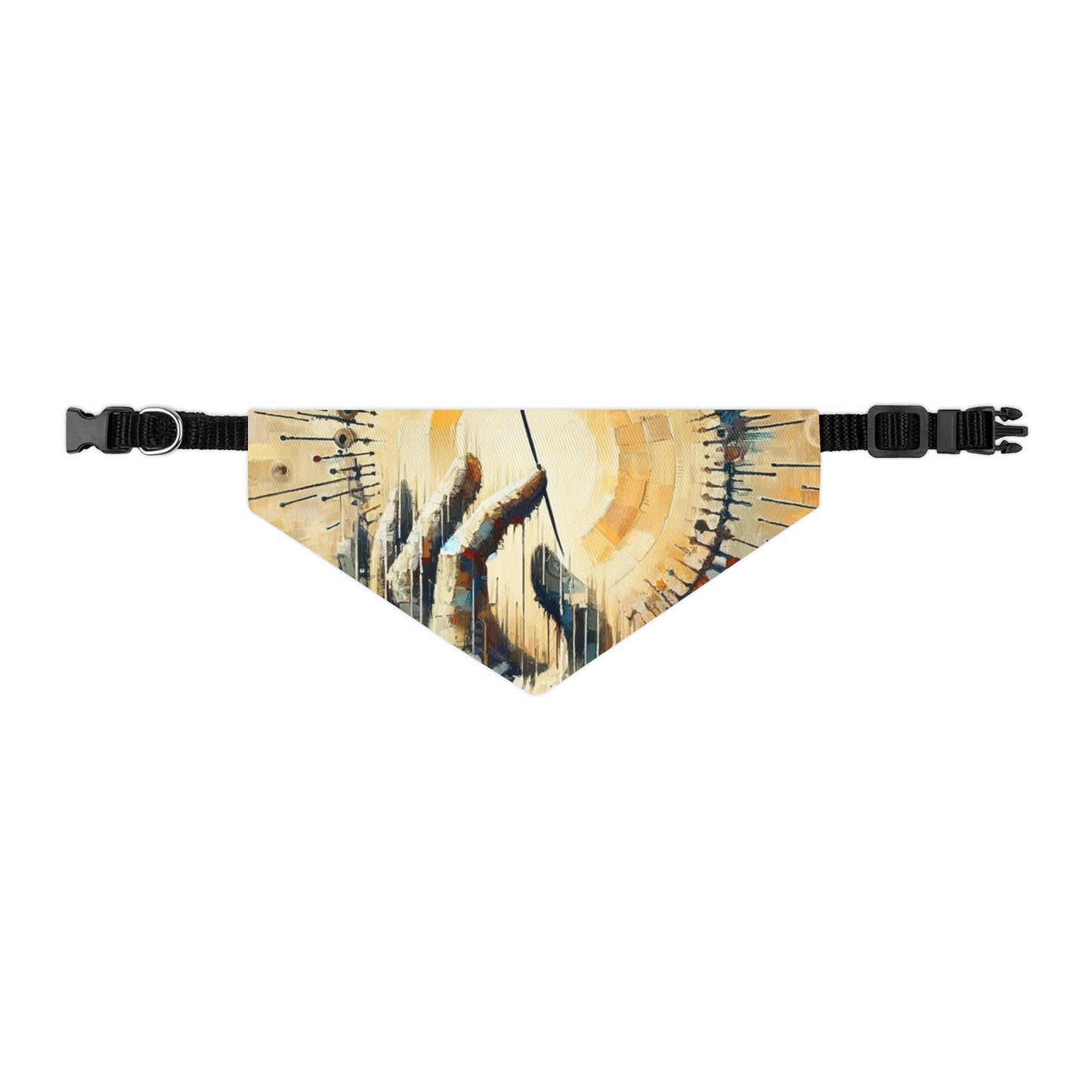 Sovereign Reflective Tachism Pet Bandana Collar