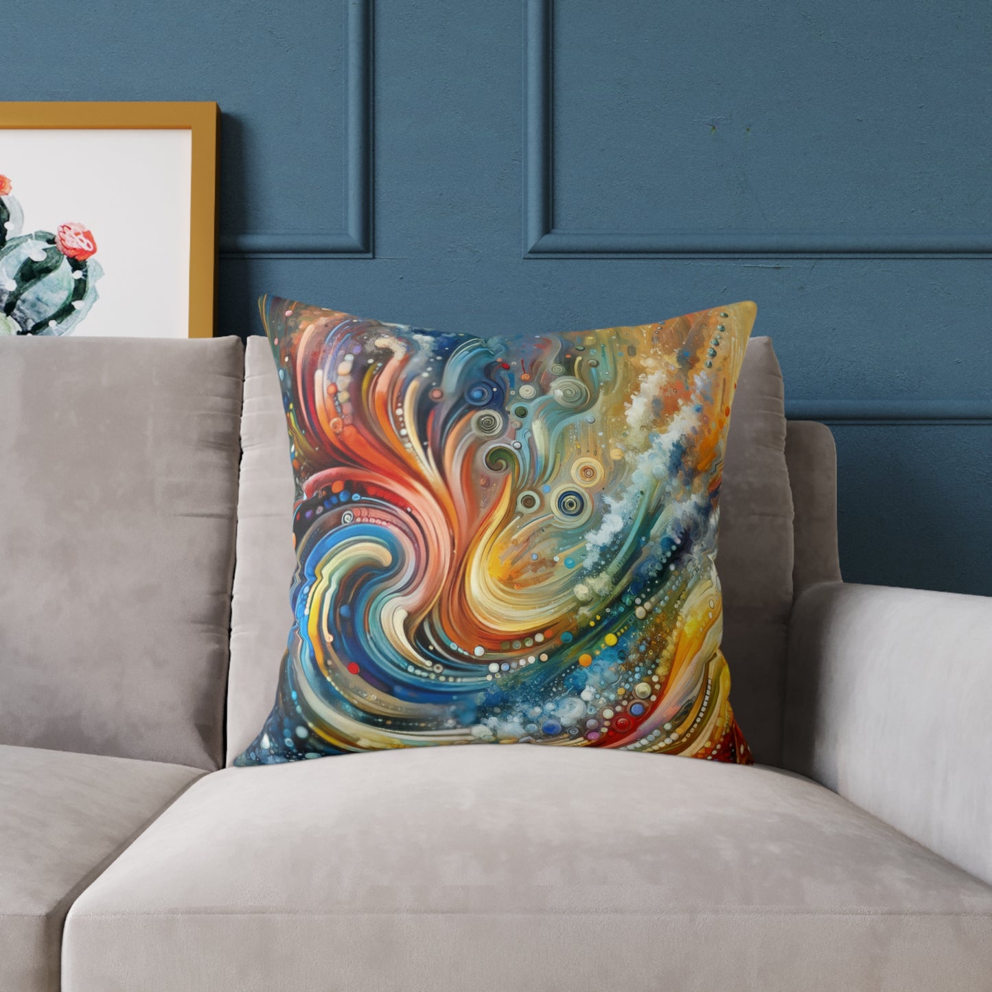 Dynamic Unity Tapestry Spun Polyester Pillow