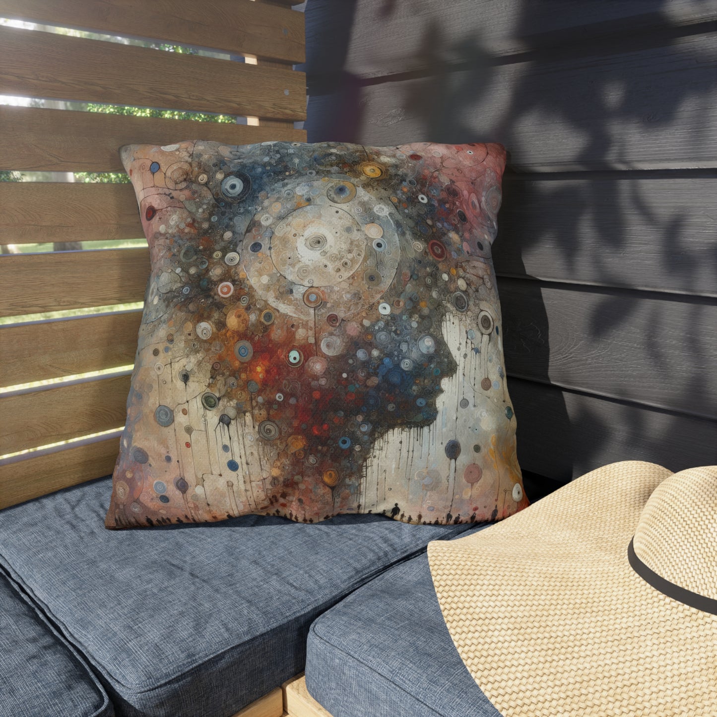 Shared Existence Solace Outdoor Pillows