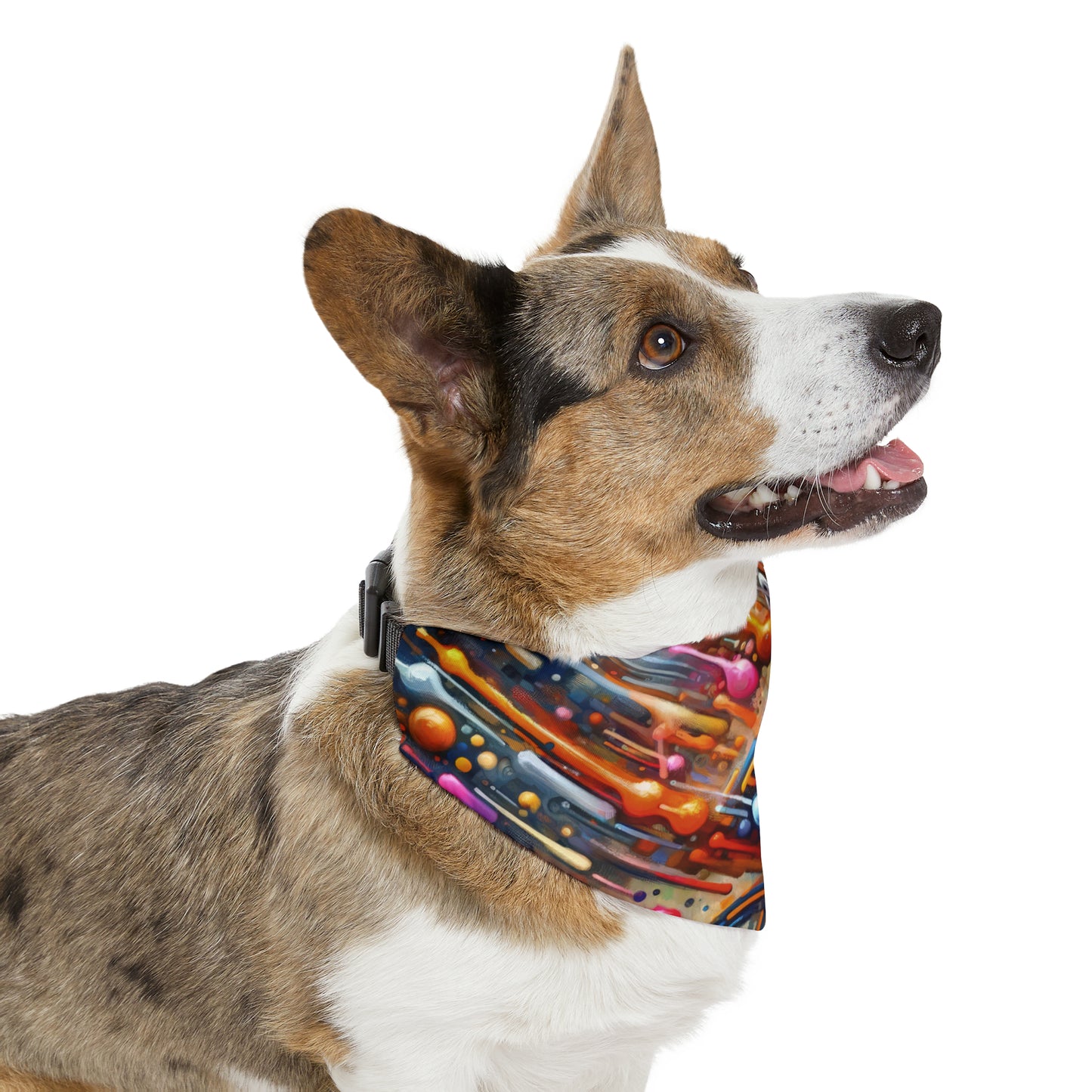 Vibrant Dynamic Sovereignty Pet Bandana Collar