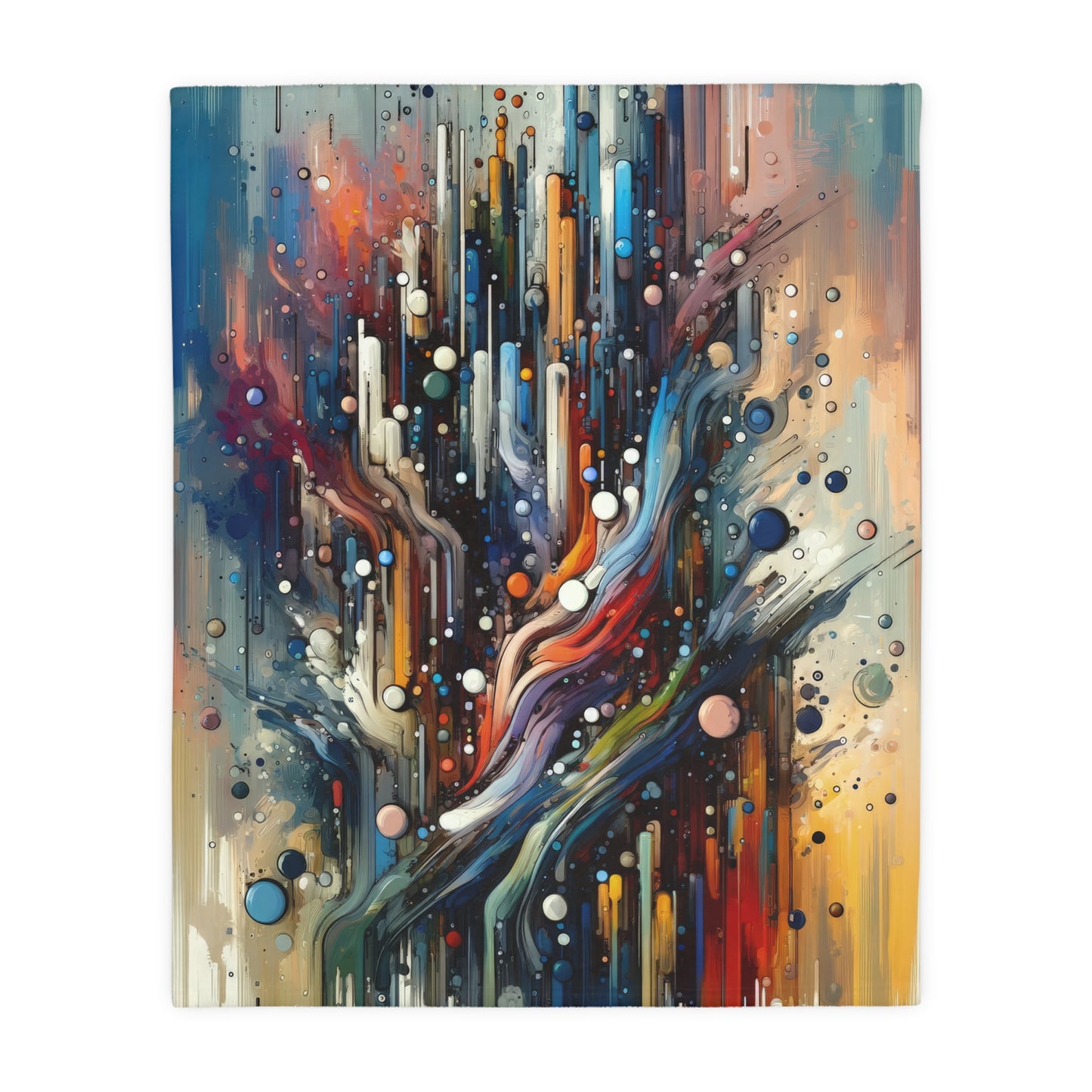 Coherent Change Visualization Velveteen Microfiber Blanket (Two-sided print)