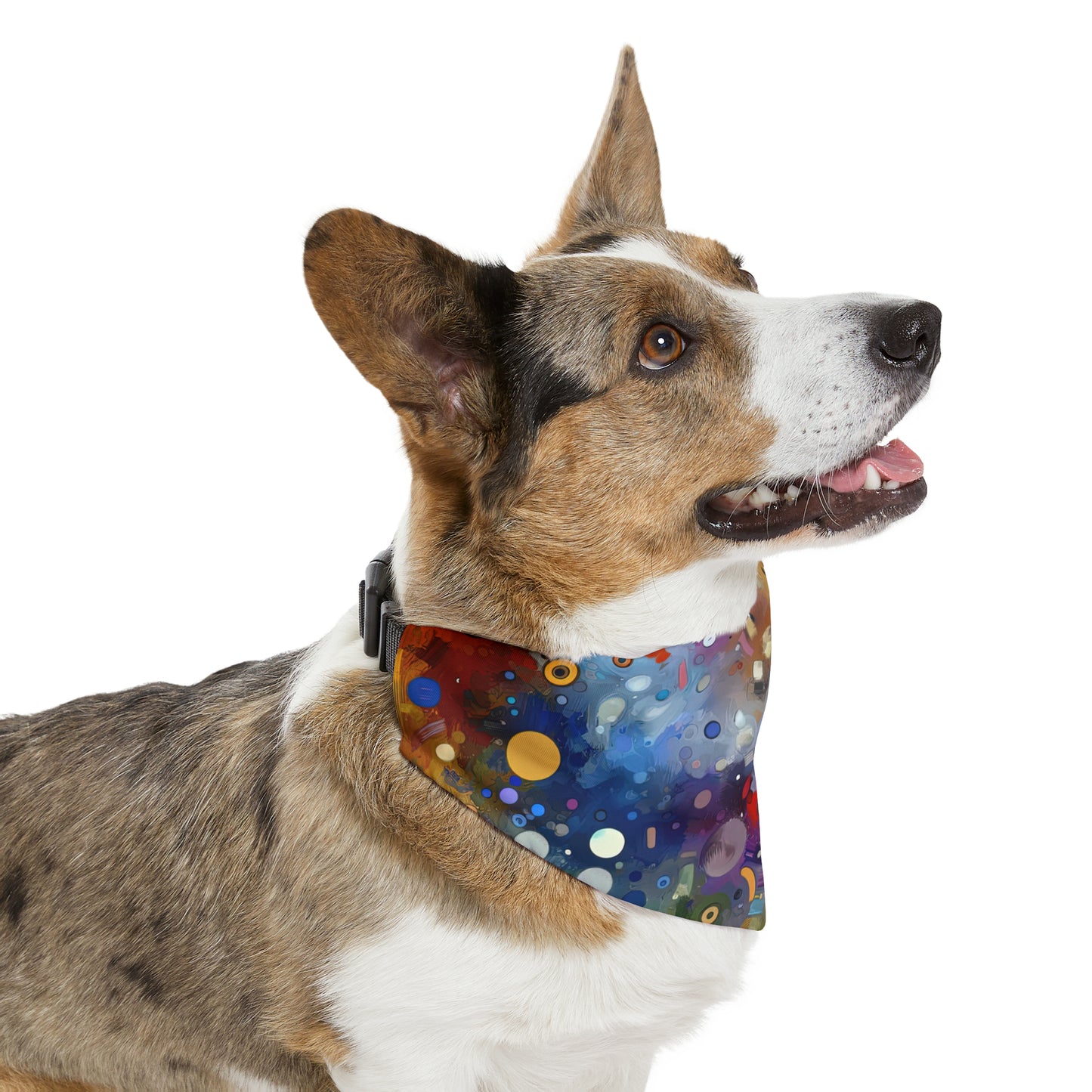 Humorous Unified Tachism Pet Bandana Collar