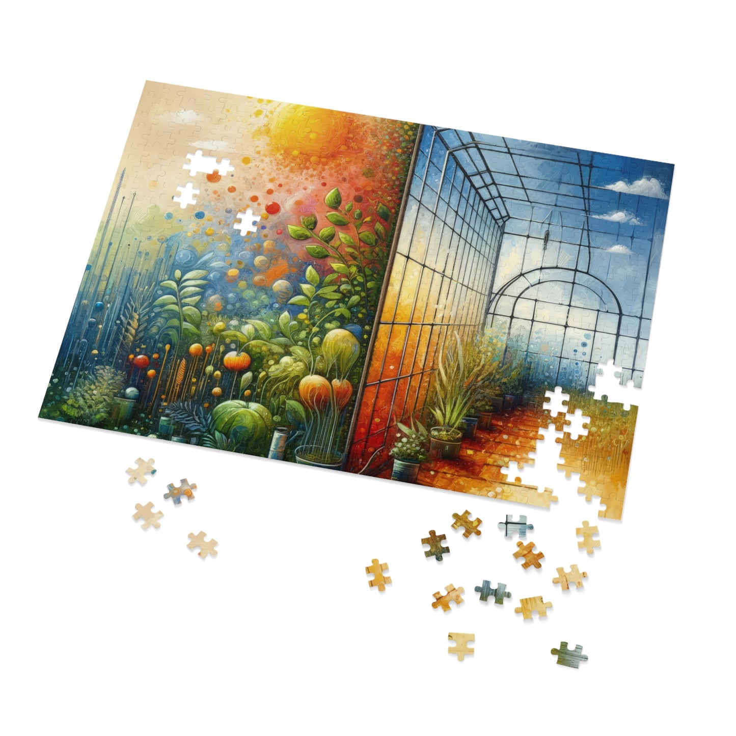 Greenhouse Digital Genesis Jigsaw Puzzle (30, 110, 252, 500,1000-Piece)