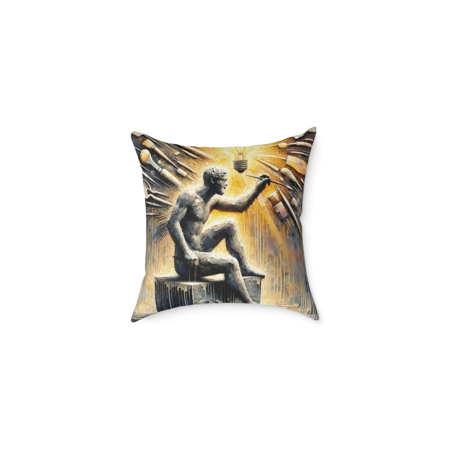 Idea Sculptor Genesis Spun Polyester Pillow