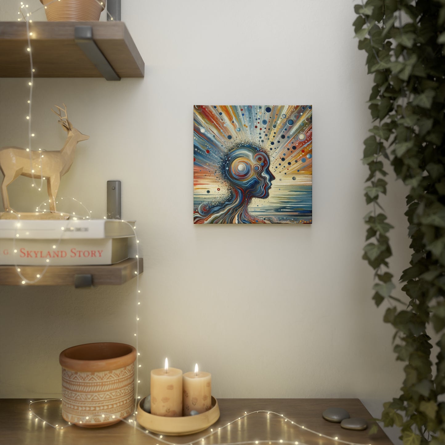 Conscious Ripple Influence Canvas Photo Tile