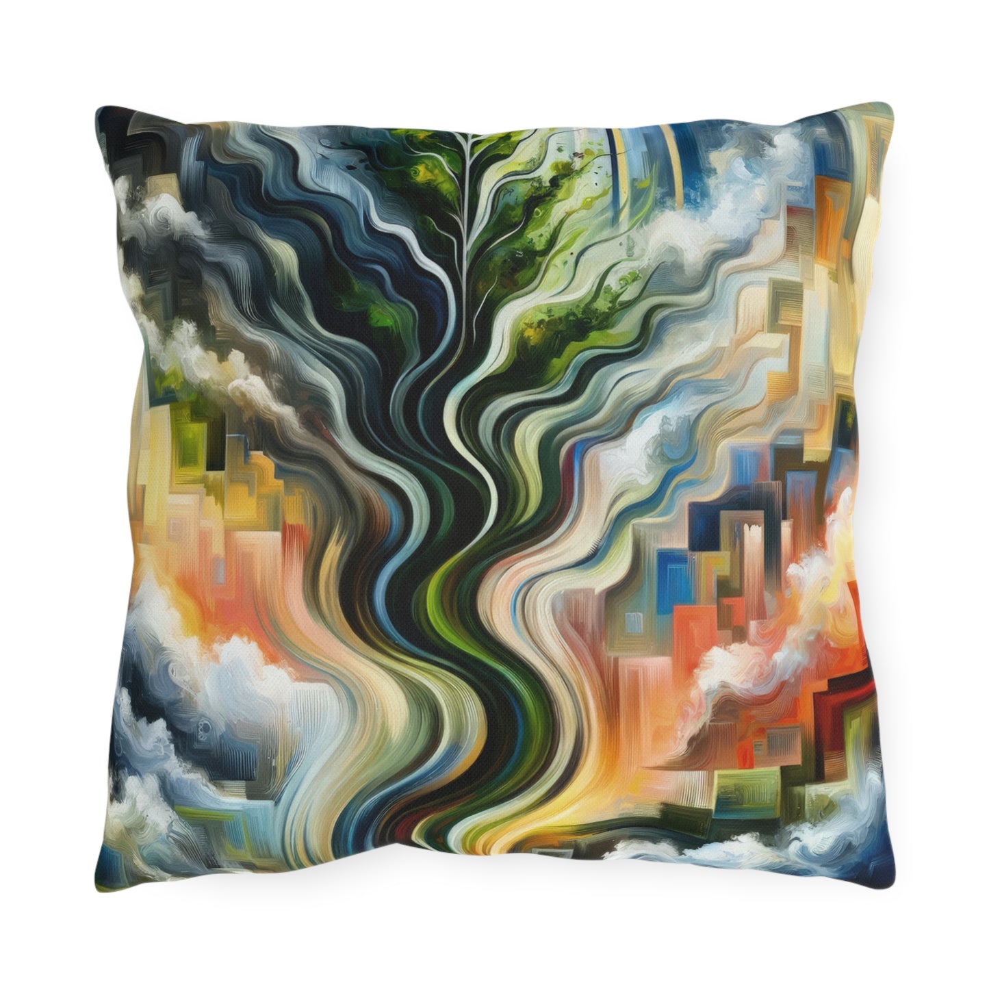 Eternal Digital Contrast Outdoor Pillows