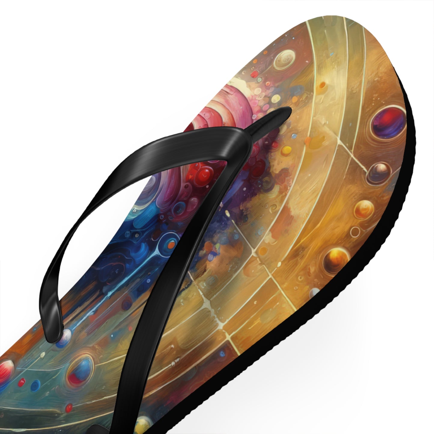 Unified Heart Reflections Flip Flops