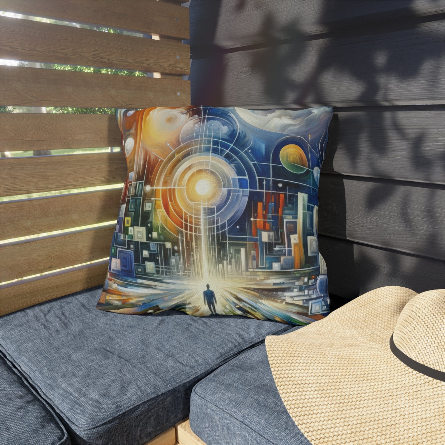 Mindful Megabyte Convergence Outdoor Pillows