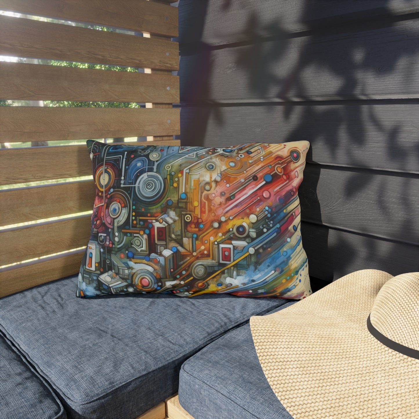 Beliefs Systems Intersection Outdoor Pillows