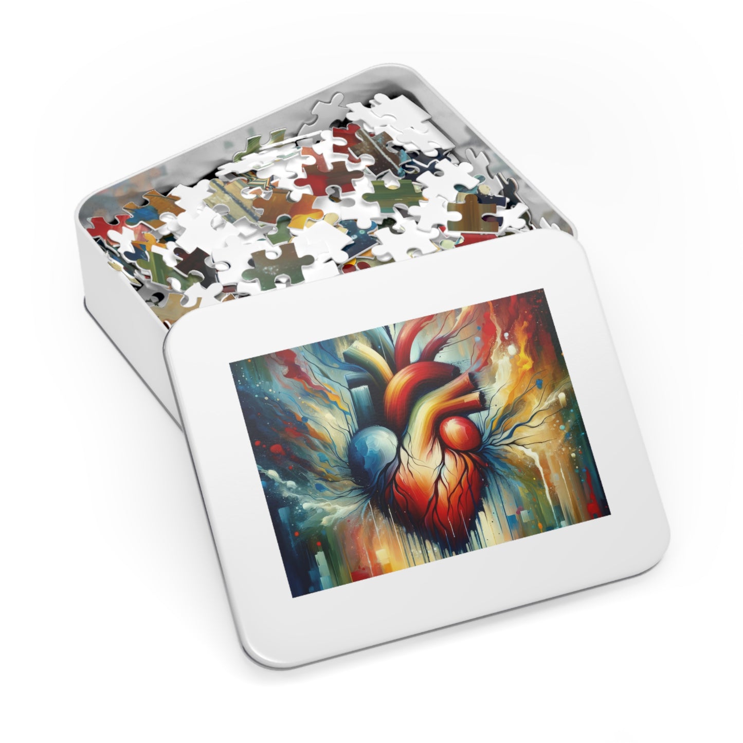 Humanity Heart Unveiled Jigsaw Puzzle (30, 110, 252, 500,1000-Piece)