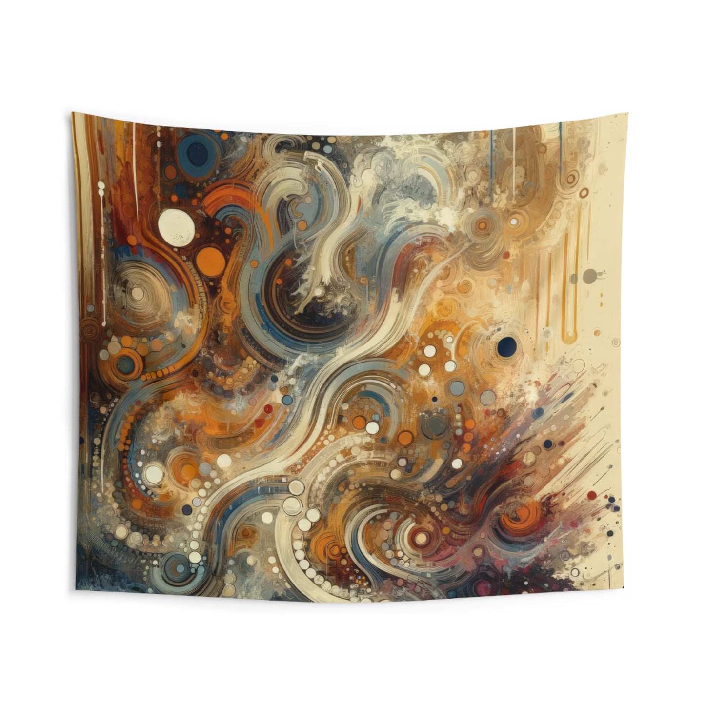 Dynamic Cultural Mosaic Indoor Wall Tapestries