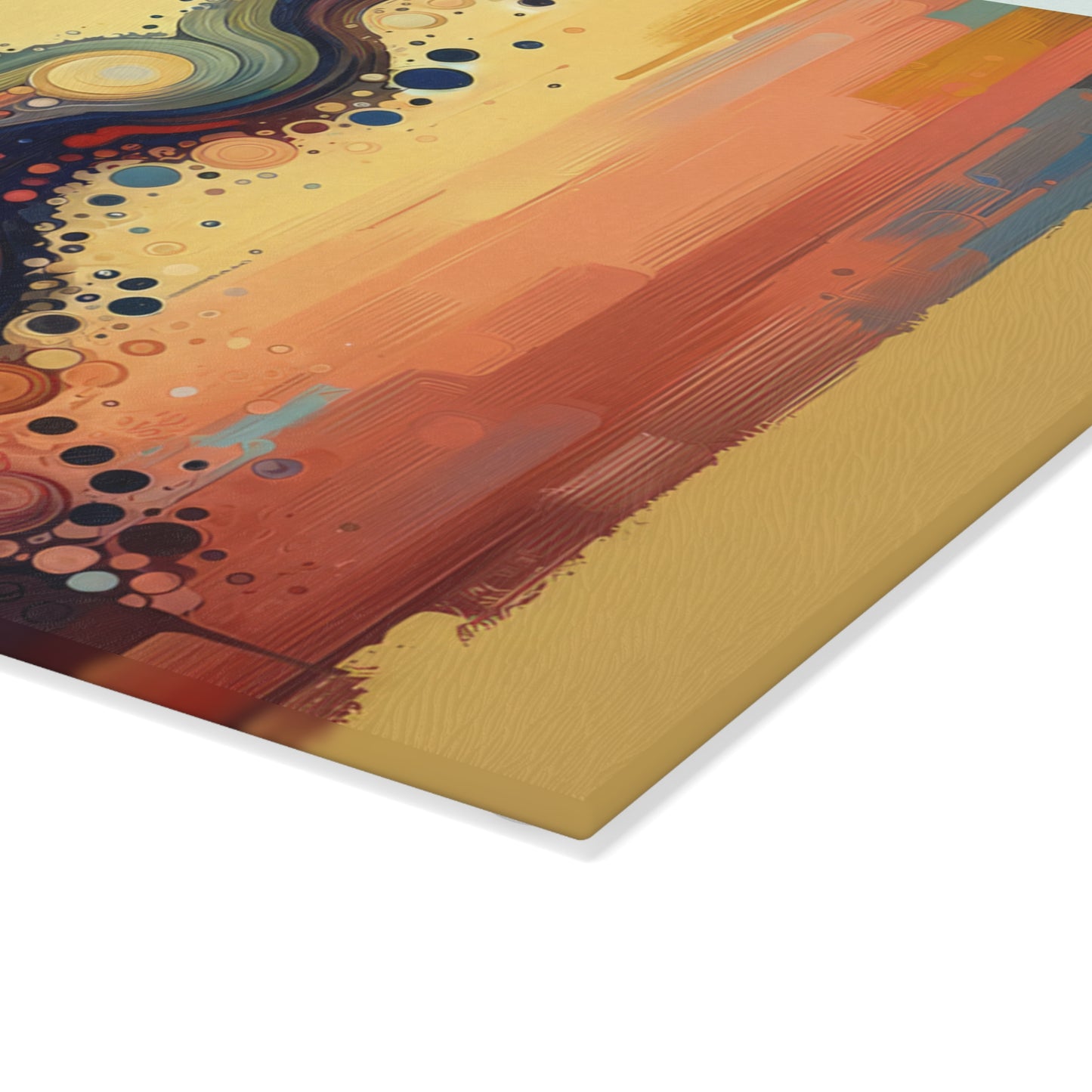 Patience Essence Tachism Glass Cutting Board