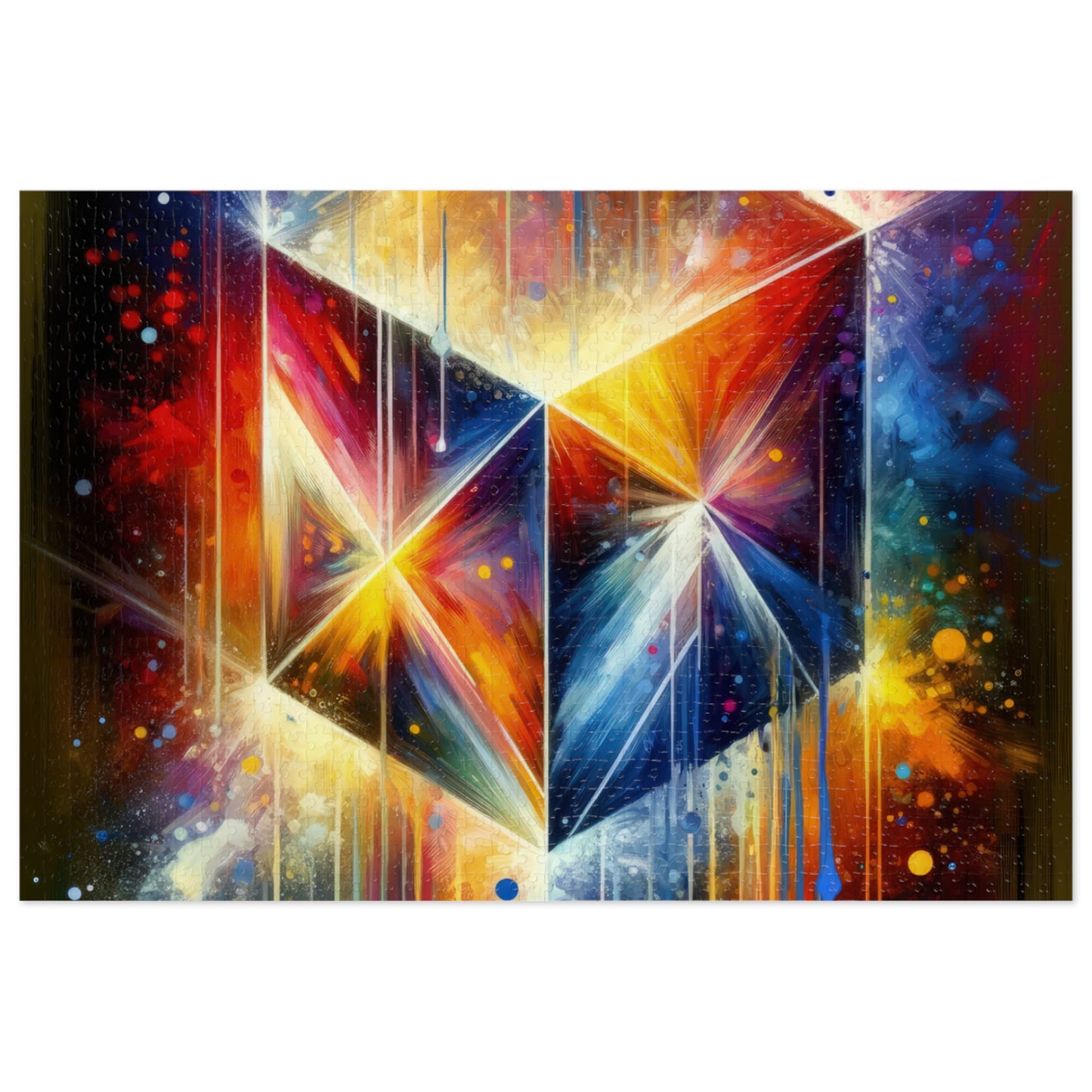 Prismatic Light Spectrum Jigsaw Puzzle (30, 110, 252, 500,1000-Piece)