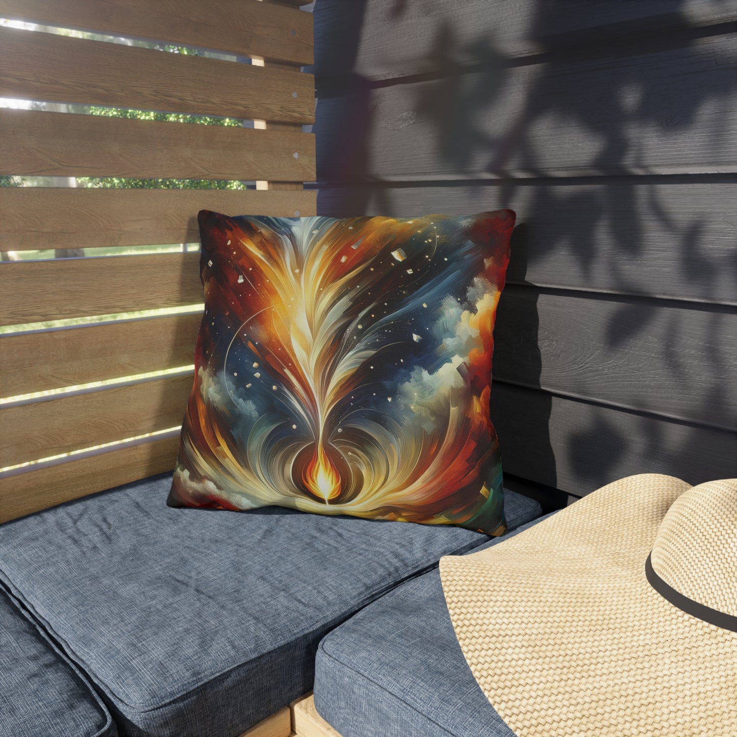 Igniting Transformational Currents Outdoor Pillows